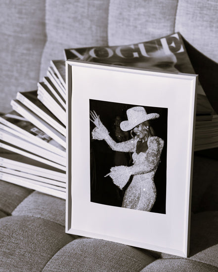 Glitter art framed