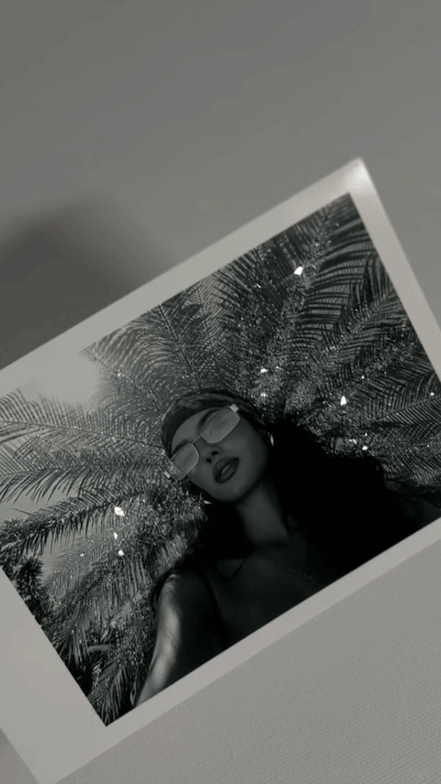 10x15 cm glitter photo