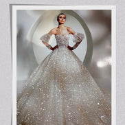 50x70 cm glitter photo