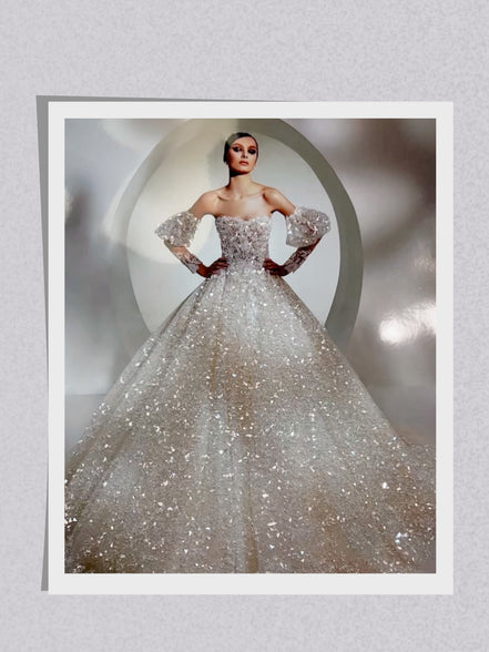 50x70 cm glitter photo