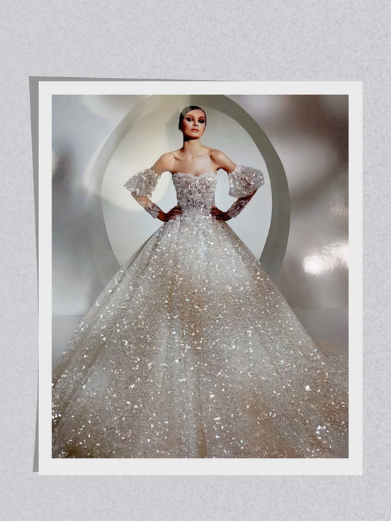 50x70 cm glitter photo